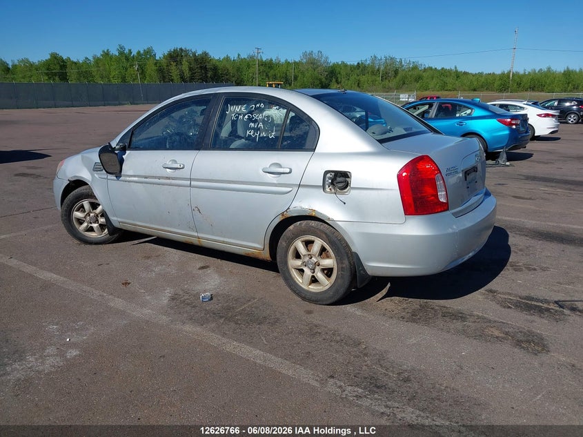 Vin: kmhcn4bc5au391505, lot: 3026545, hyundai accent l 20103