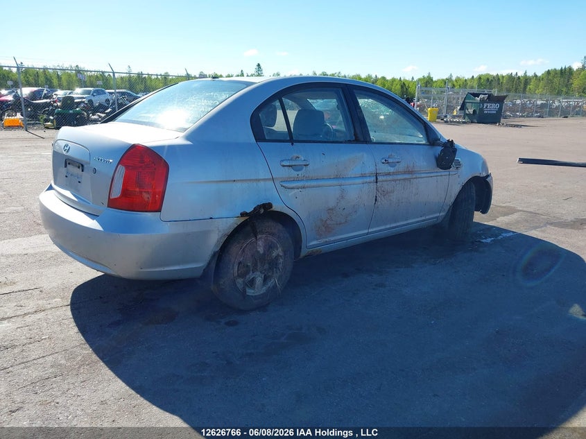 Vin: kmhcn4bc5au391505, lot: 3026545, hyundai accent l 20104