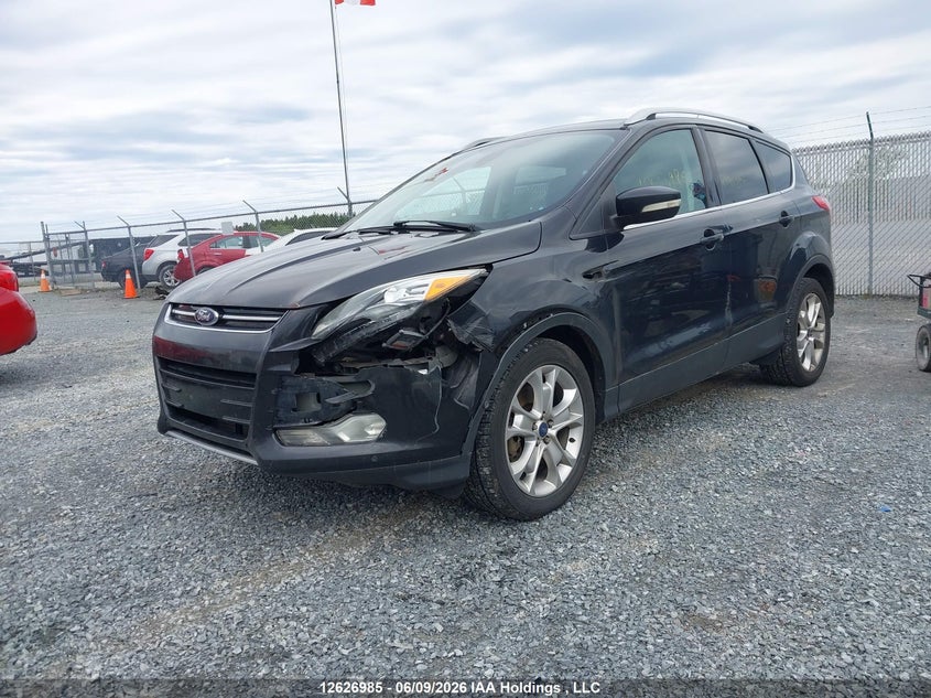 2014 Ford Escape, Удар спереди, IAAI, VIN 1FMCU9J98EUC71211 — фото 2