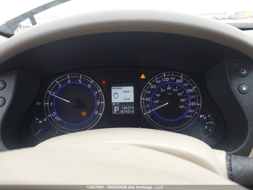 2012 Infiniti Ex35 Journey VIN: JN1AJ0HRXCM451456 Lot: 12627081