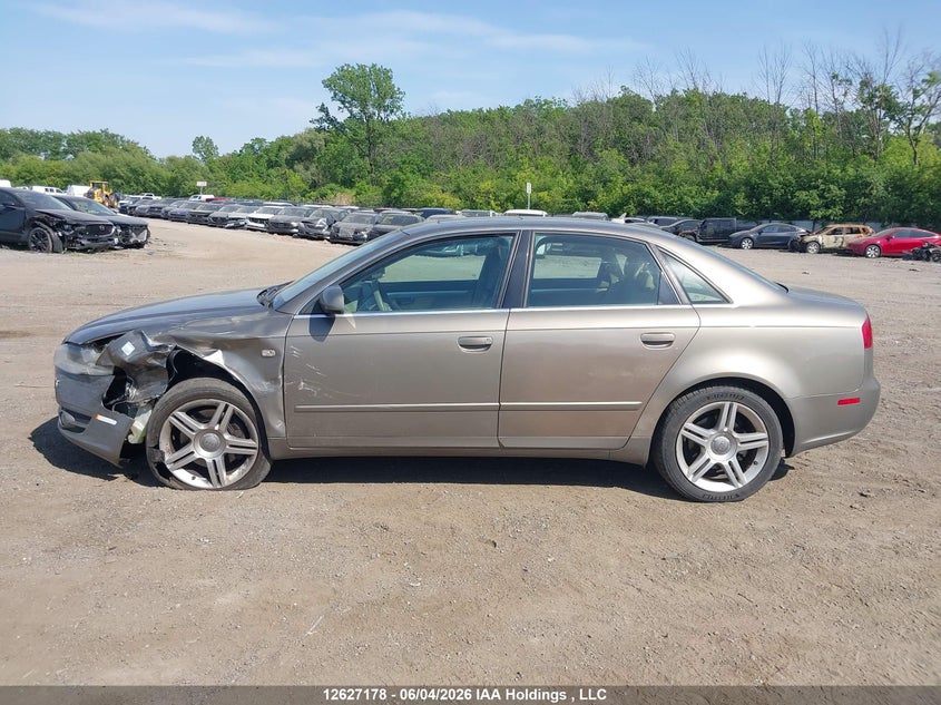 2007 AUDI A4 SEDAN 2.0L I-4 DI, DOHC, VVT, TURBO, 200HP