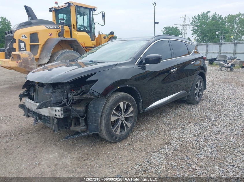 2019 Nissan Murano, Удар спереди, IAAI, VIN 5N1AZ2MS5KN139110 — фото 2
