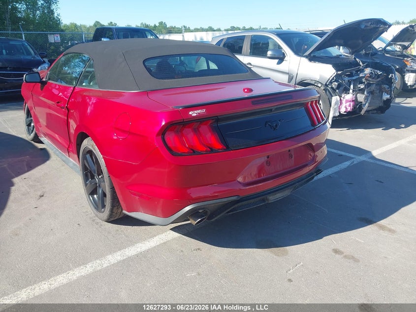 Vin: 1fatp8uh1m5129130, lot: 3027102, ford mustang convertible 20213