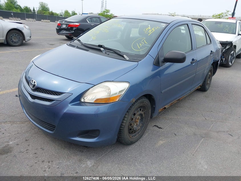 2007 Toyota Yaris, Левый бок, IAAI, VIN JTDBT923471136986 — фото 2