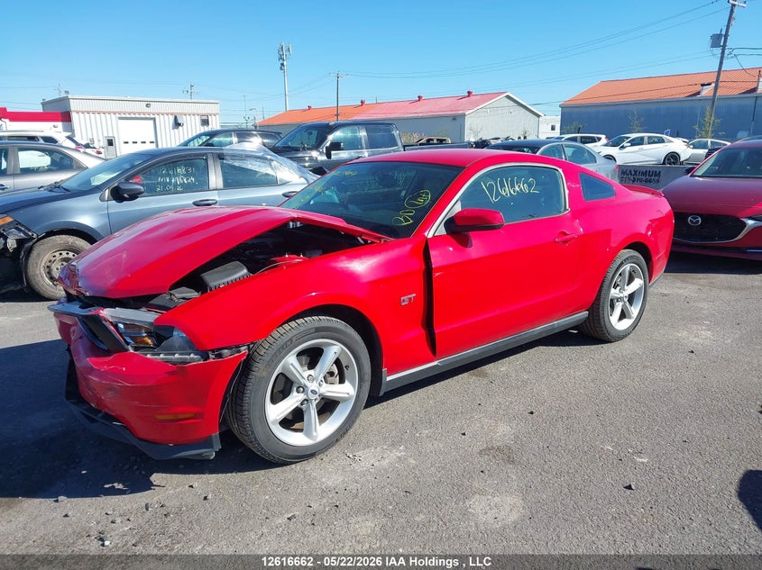 Vin: 1zvbp8ch8a5111207, lot: 3027291, ford mustang gt 20102