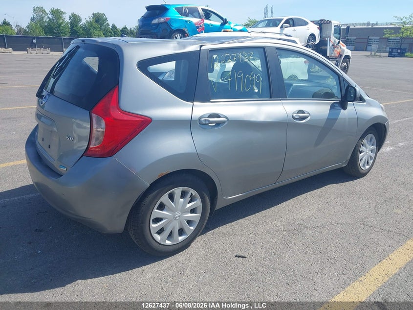 2014 NISSAN VERSA HATCHBACK 1.6L I-4 DOHC, VVT, 109HP