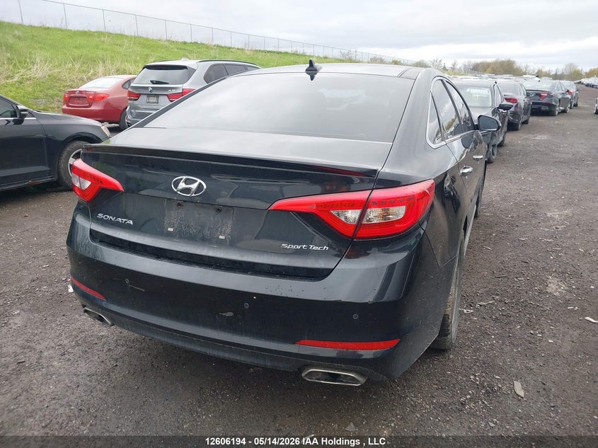Vin: 5npe34af4gh272300, lot: 3027331, hyundai sonata sport tech 20164