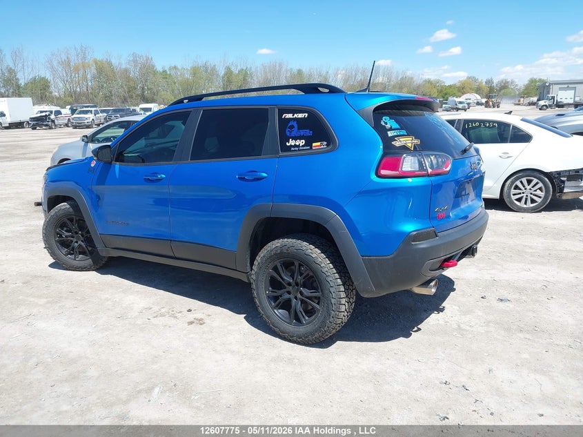 Vin: 1c4pjmbx4nd543669, lot: 3027332, jeep cherokee trailhawk 20223