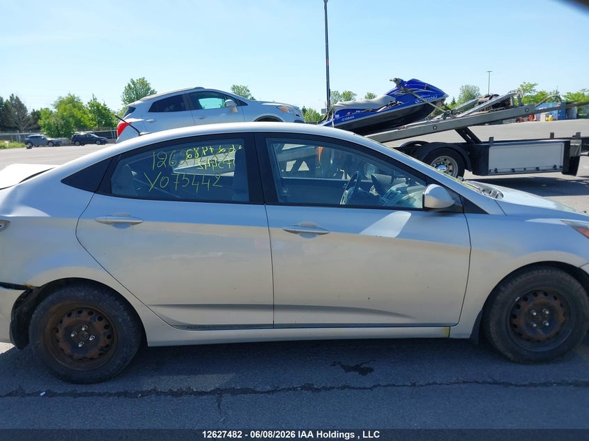 2012 HYUNDAI ACCENT HATCHBACK 1.6L I4 FI DOHC 16V NF4