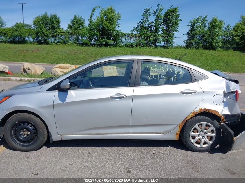 2012 HYUNDAI ACCENT HATCHBACK 1.6L I4 FI DOHC 16V NF4