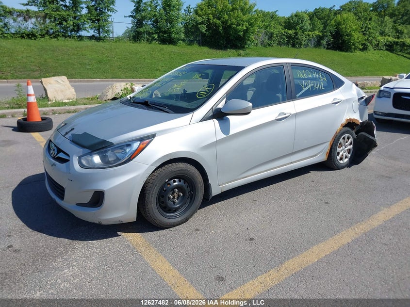 2012 HYUNDAI ACCENT HATCHBACK 1.6L I4 FI DOHC 16V NF4