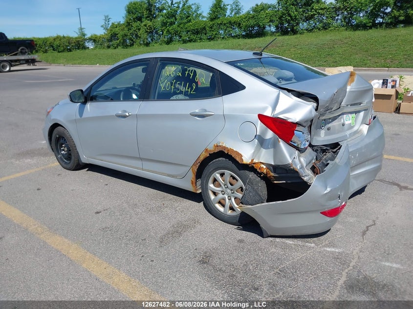 2012 HYUNDAI ACCENT HATCHBACK 1.6L I4 FI DOHC 16V NF4