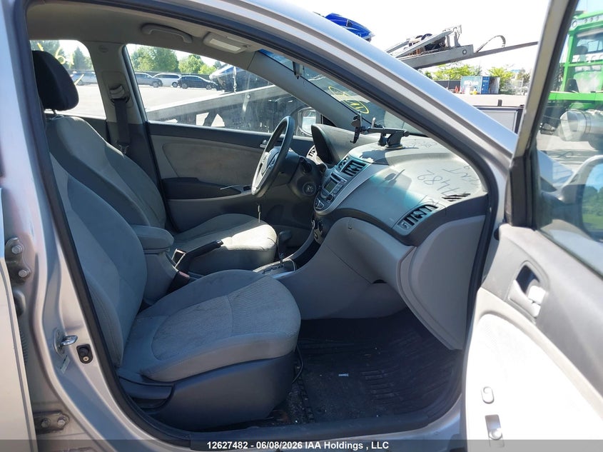 2012 HYUNDAI ACCENT HATCHBACK 1.6L I4 FI DOHC 16V NF4