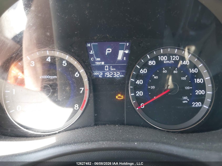 2012 HYUNDAI ACCENT HATCHBACK 1.6L I4 FI DOHC 16V NF4