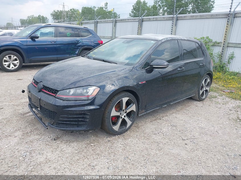 Vin: 3vw4t7au0gm034799, lot: 3027422, volkswagen gti s/se/autobahn 20162