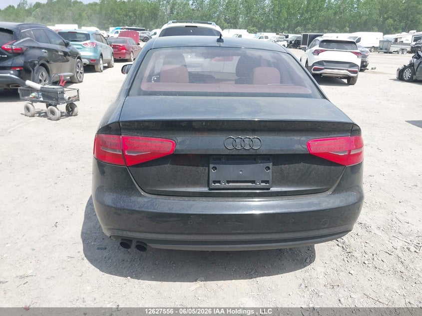 2012 Audi A4 2.0 2.0T black Lot 111012627556 Vin WAUBFCFL8CA105035