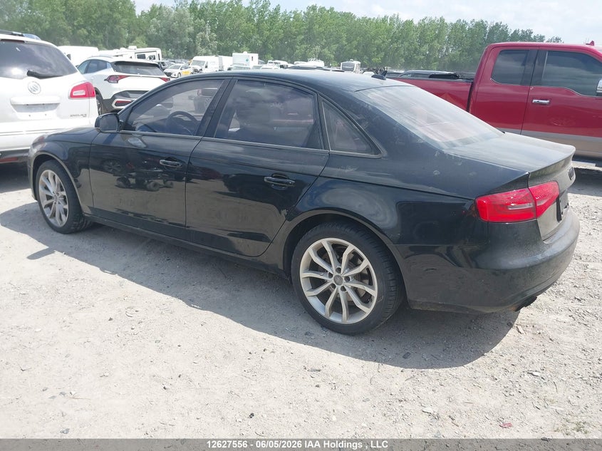 2012 Audi A4 2.0 2.0T black Lot 111012627556 Vin WAUBFCFL8CA105035