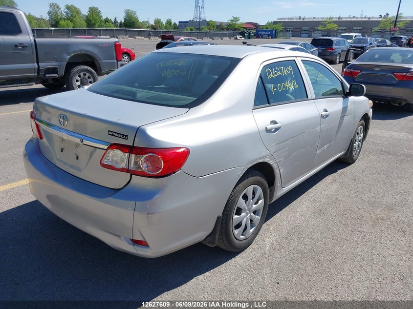 2013 TOYOTA COROLLA SEDAN 1.8L I-4 DOHC, VVT, 132HP