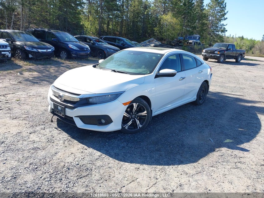 Vin: 2hgfc1f92gh110892, lot: 3027526, honda civic touring 20162