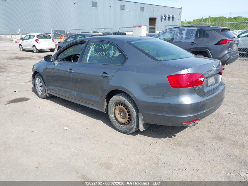 Vin: 3vw1k7ajxdm283005, lot: 3027608, volkswagen jetta s 20133