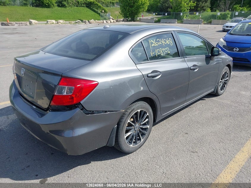 Vin: 2hgfb2f99ch108303, lot: 3027643, honda civic ex-l 20124