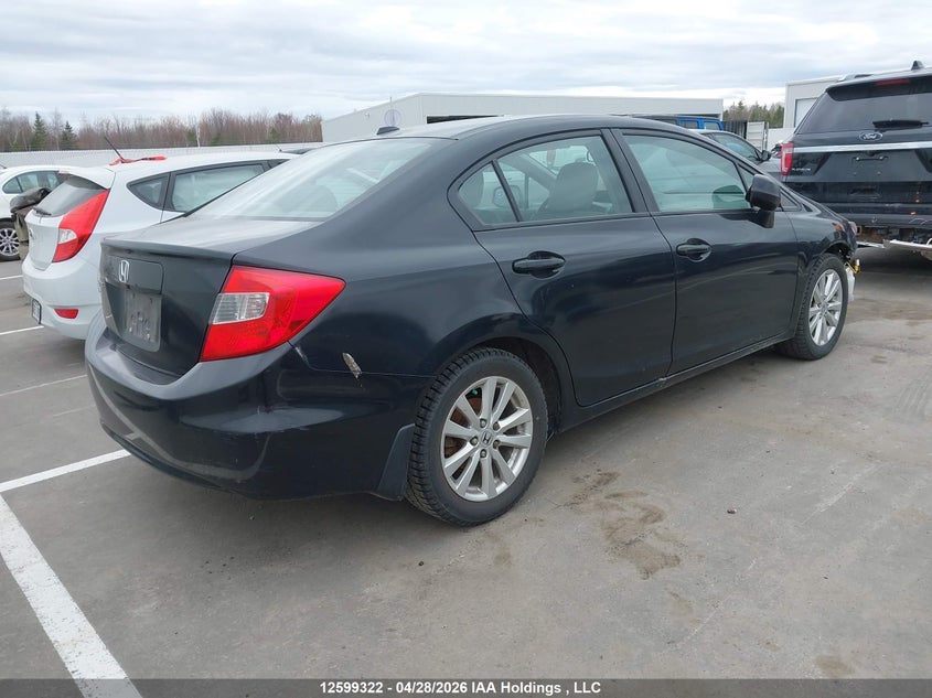 Vin: 2hgfb2f9xch001955, lot: 3027696, honda civic ex-l 20124