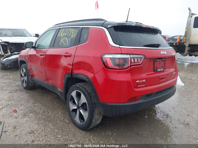 Vin: 3c4njdbbxjt210148, lot: 3027727, jeep compass north 20183