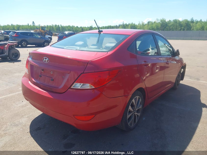 2015 Hyundai Accent Gls VIN: KMHCT4AE4FU829057 Lot: 12627797