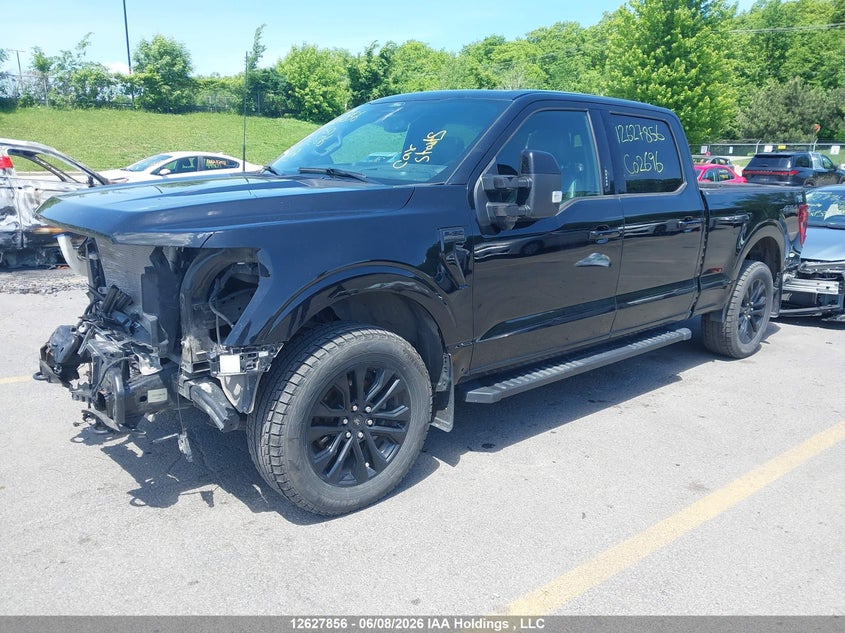 2024 Ford F150 Lariat, Front, IAAI, VIN 1FTFW5L86RFC02696 — photo 2
