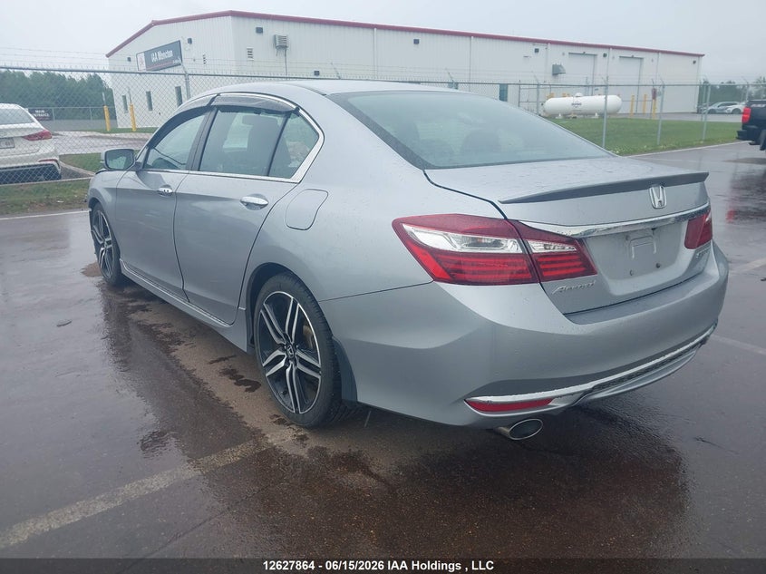 Vin: 1hgcr2f56ga801331, lot: 3027802, honda accord sport 20163