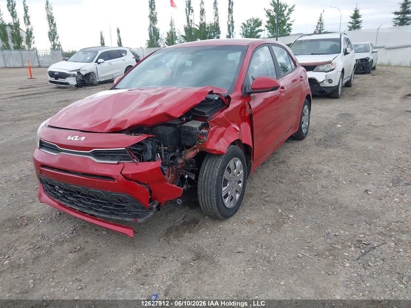 2022 Kia Rio, Front, IAAI, VIN 3KPA25AD2NE505372 — photo 2