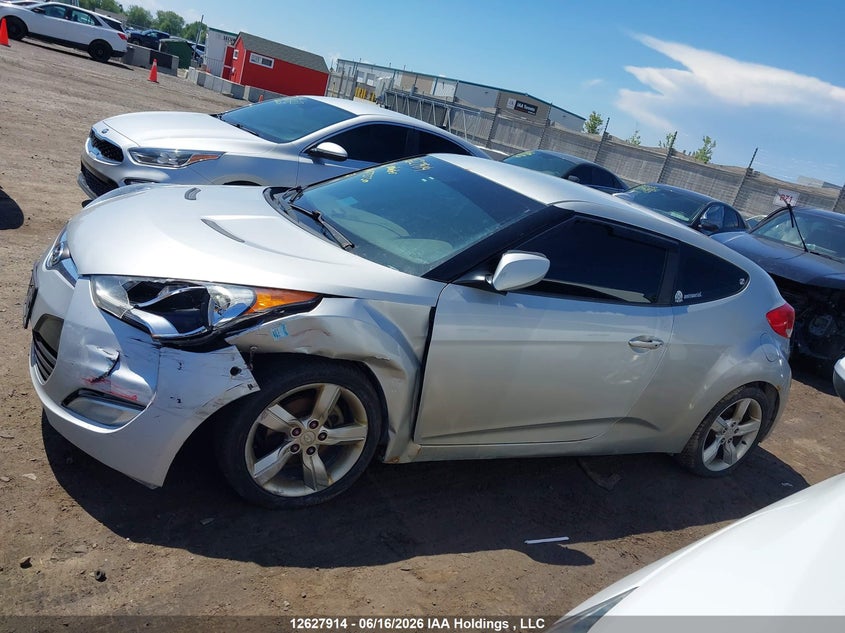 2012 Hyundai Veloster VIN: KMHTC6AD2CU073730 Lot: 12627914