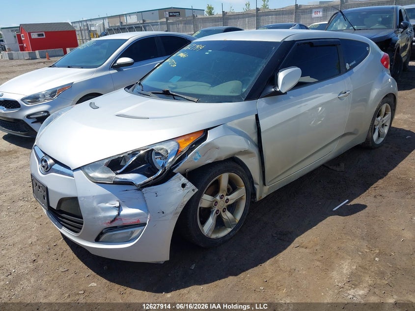 2012 Hyundai Veloster VIN: KMHTC6AD2CU073730 Lot: 12627914