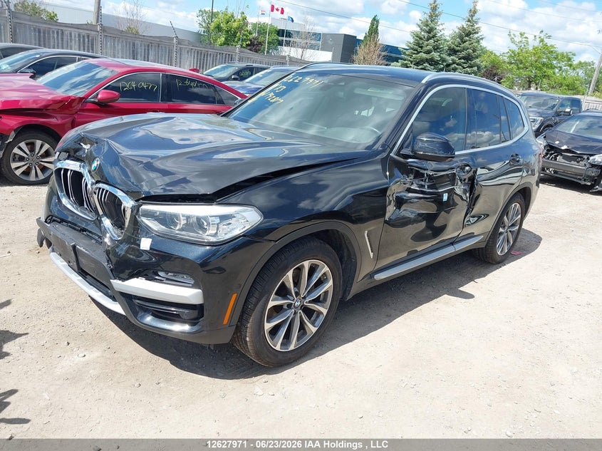 2019 BMW X3, Front, IAAI, VIN 5UXTR9C58KLP92817 — photo 2