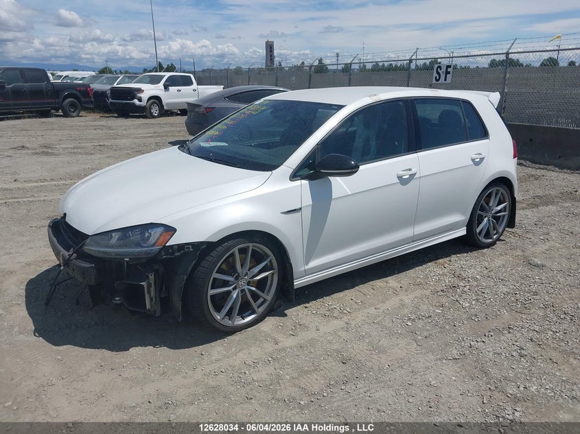 Vin: wvwvf7au8hw175345, lot: 3027979, volkswagen golf r 20172