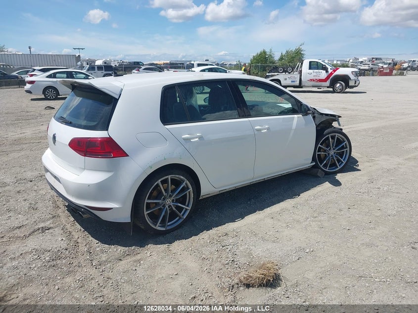 Vin: wvwvf7au8hw175345, lot: 3027979, volkswagen golf r 20174