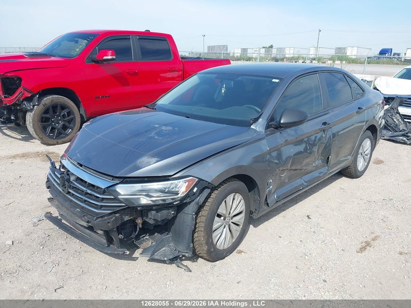 2019 Volkswagen Jetta, Удар спереду, IAAI, VIN 3VWC57BU8KM019464 — фото 2