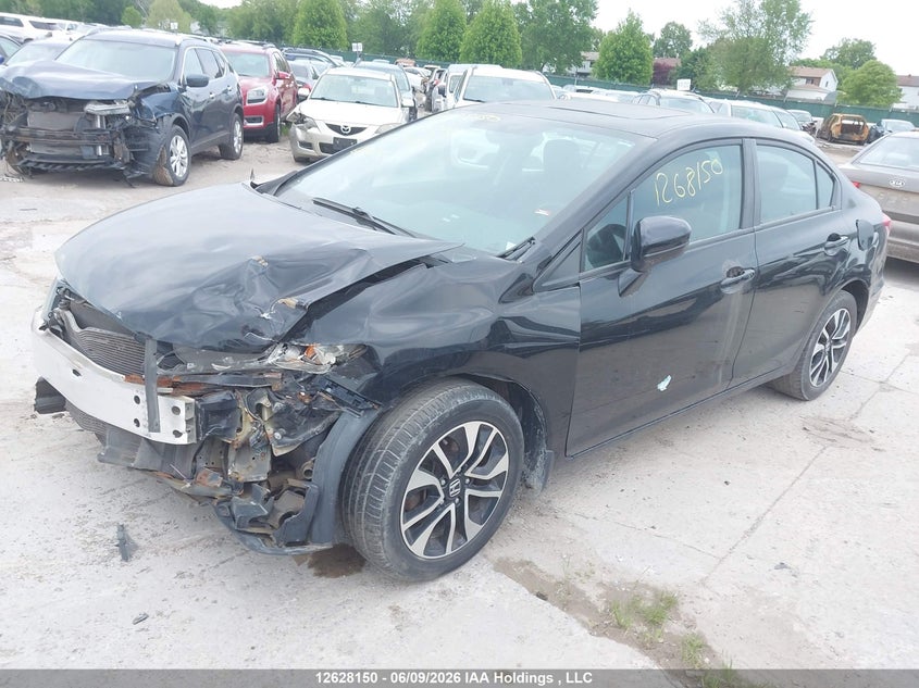 2015 Honda Civic, Front, IAAI, VIN 2HGFB2F54FH029266 — photo 2