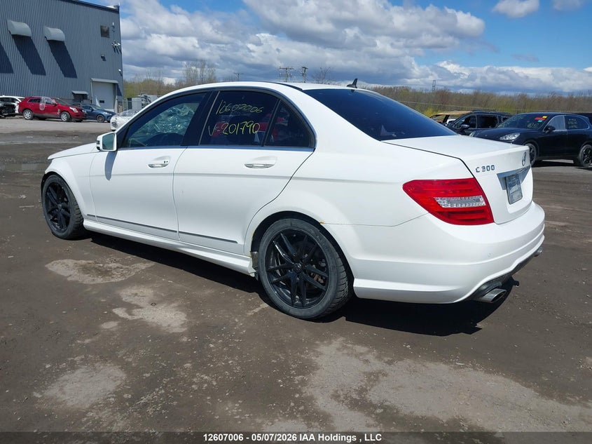 Vin: wddgf8ab6eg201790, lot: 3028290, mercedes-benz c 300 4matic 20143
