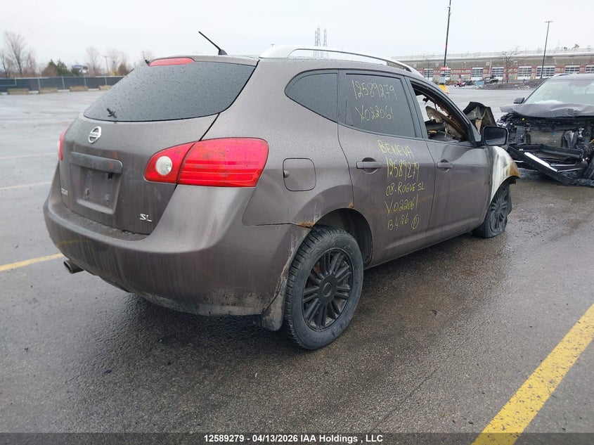 2008 Nissan Rogue Sl VIN: JN8AS58T88W022061 Lot: 12589279x