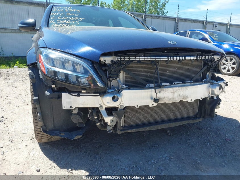 2020 Mercedes-Benz C 300 4Matic VIN: W1KWF8EB3LR600695 Lot: 12628393