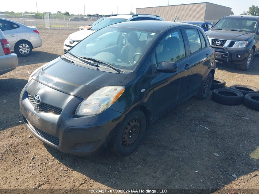2009 Toyota Yaris, Правый бок, IAAI, VIN JTDKT923395263398 — фото 2