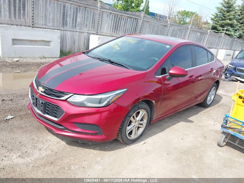 Vin: 3g1be5sm7hs567049, lot: 3028455, chevrolet cruze lt auto 20172