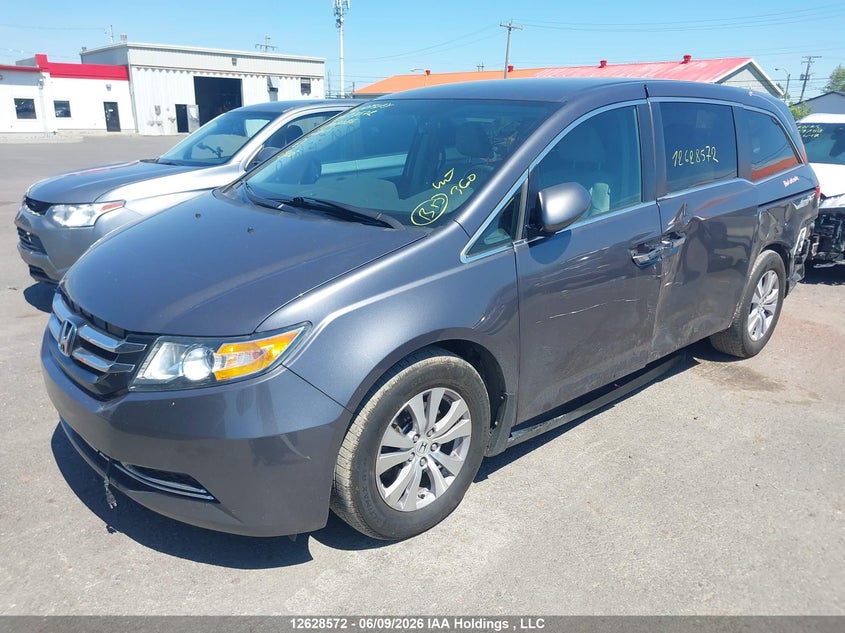 2016 Honda Odyssey, Лівий бік, IAAI, VIN 5FNRL5H41GB508086 — фото 2