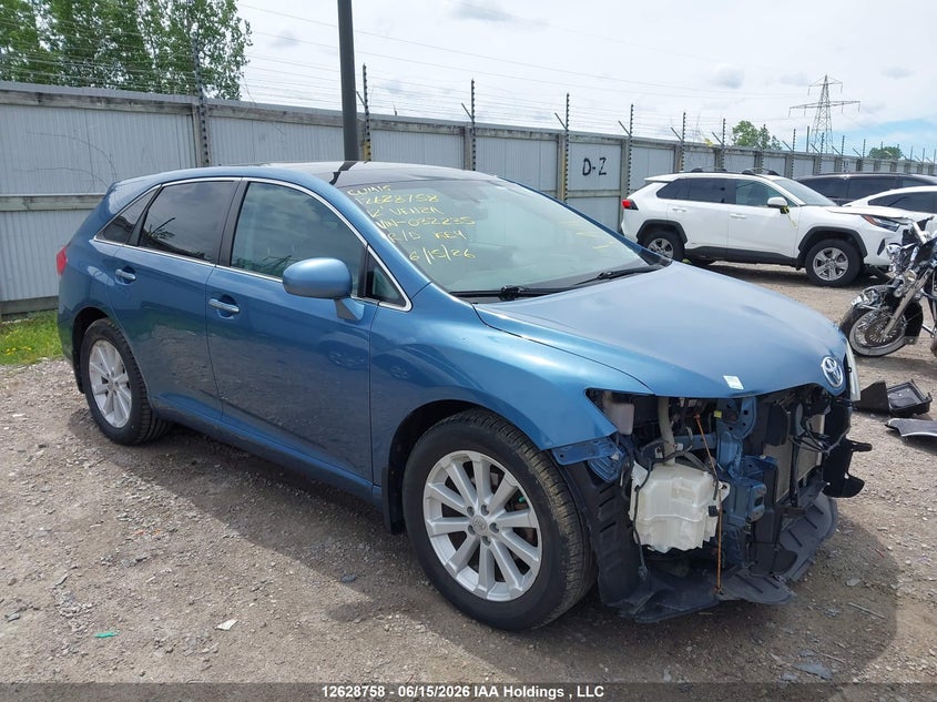 2012 TOYOTA VENZA SPORT UTILITY VEHICLE 2.7L I-4 DOHC, VVT, 182HP