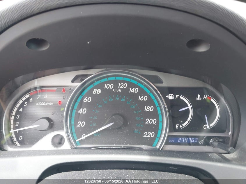 2012 TOYOTA VENZA SPORT UTILITY VEHICLE 2.7L I-4 DOHC, VVT, 182HP