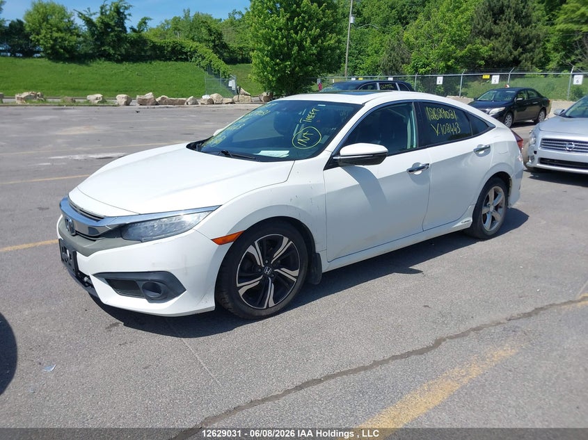 2016 Honda Civic, Угон, IAAI, VIN 2HGFC1F9XGH102443 — фото 2