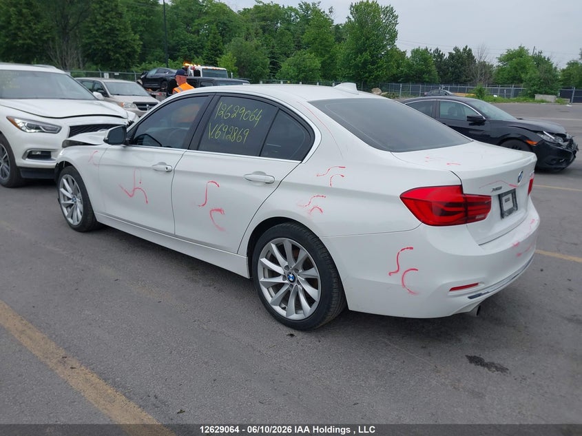 Vin: wba8a3c31hk692869, lot: 3029081, bmw 320i xdrive 20173