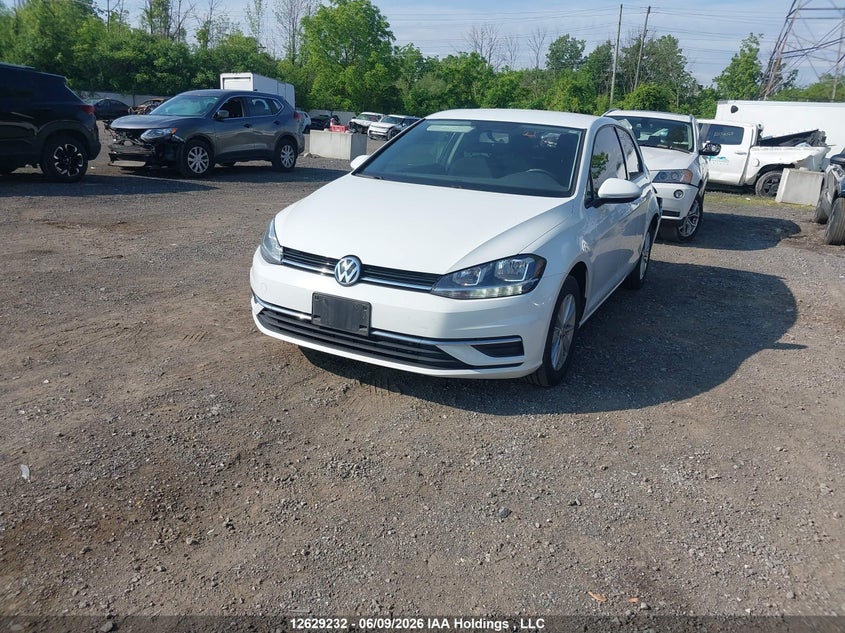 2018 Volkswagen Golf Trendline, Rear, IAAI, VIN 3VWE17AU1JM281511 — photo 2