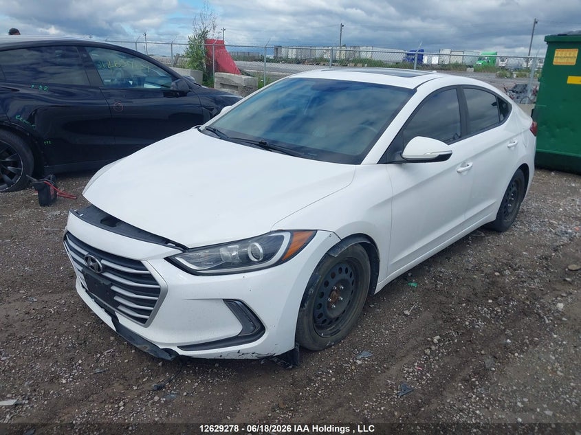 2018 Hyundai Elantra Gl Se, Right Front, IAAI, VIN KMHD84LF4JU513453 — photo 2